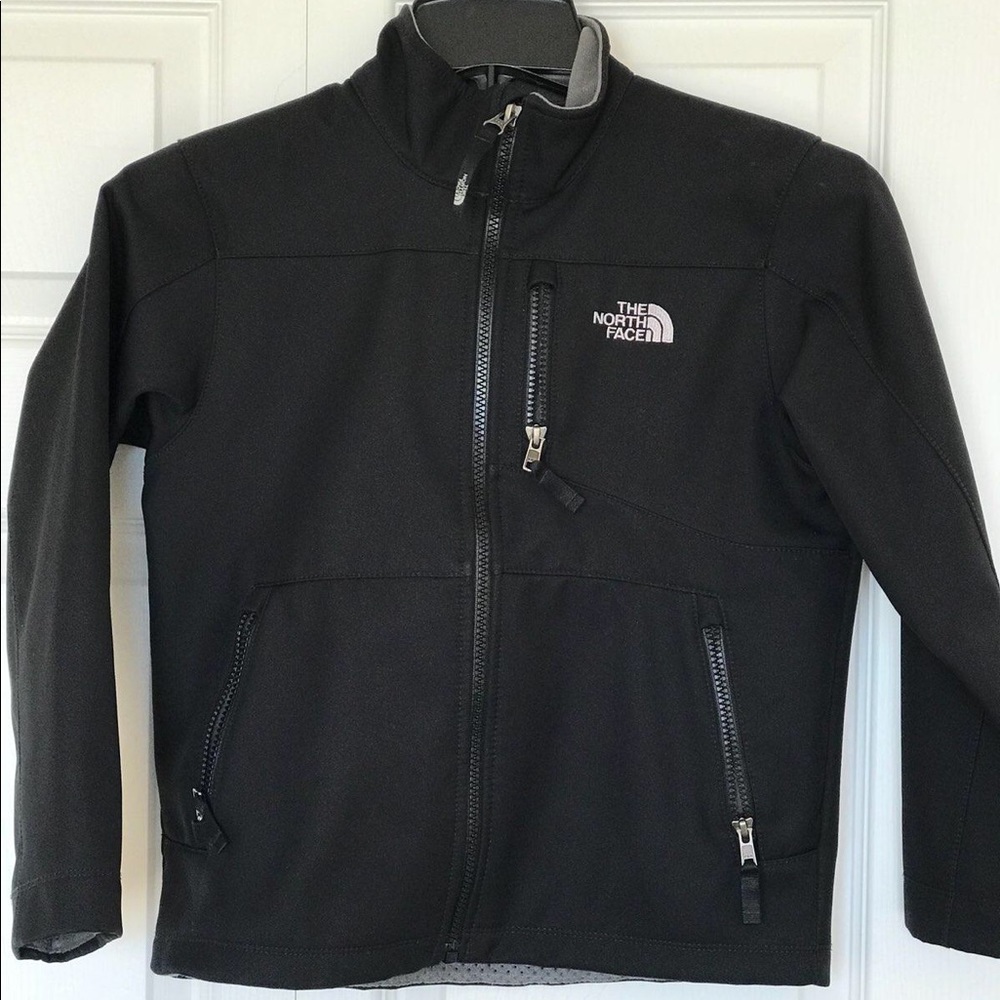 Boys black North Face jacket